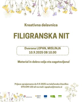 FILIGRANSKA NIT (vabilo)